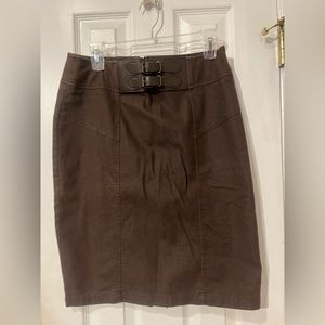 Brown New York and Co skirt